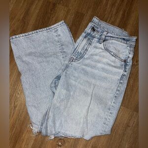 American Eagle Outfitters High Rise Light Wash Jeans